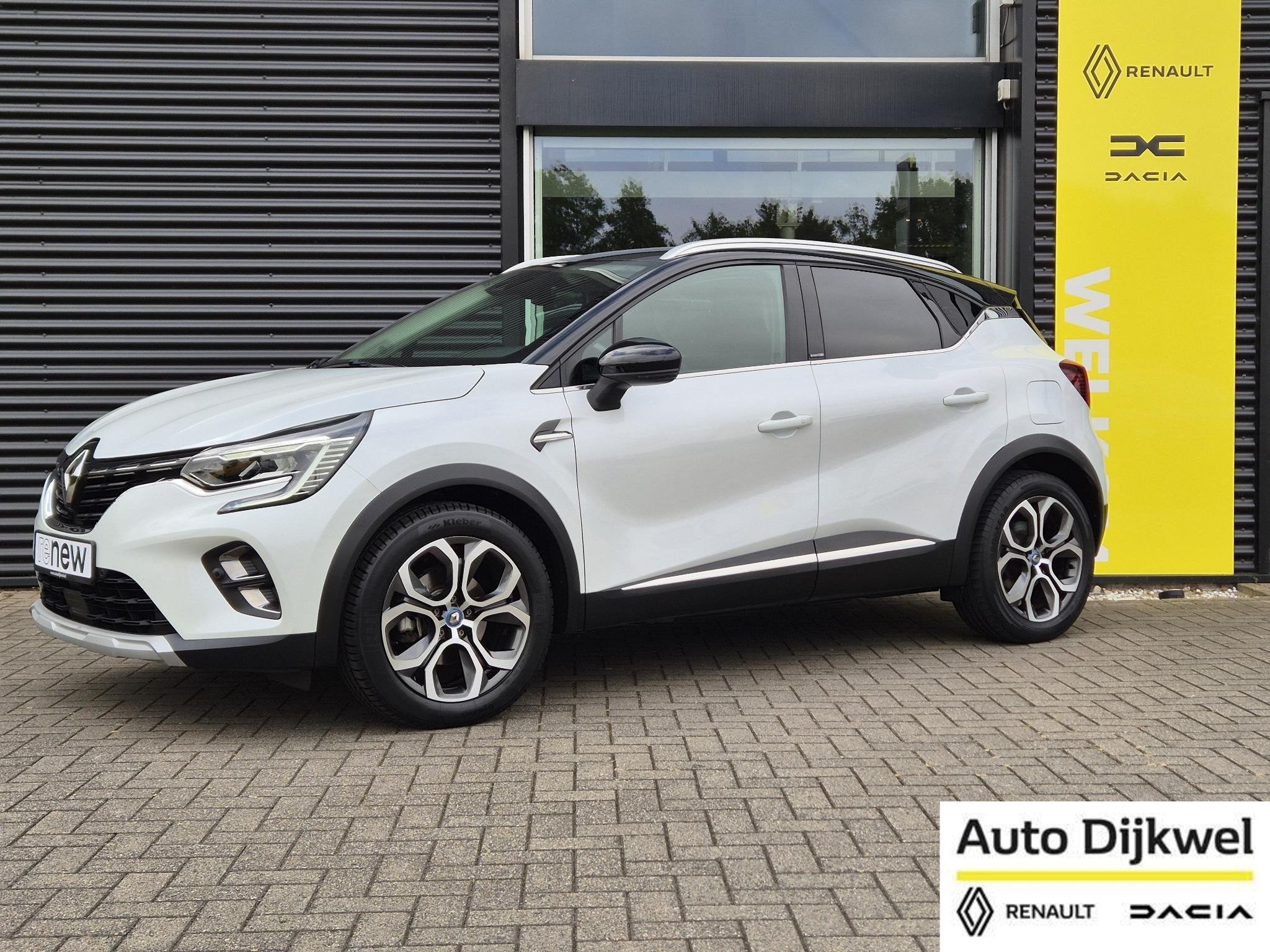 Renault Captur 1.6 E-Tech Plug-in Hybrid 160 Edition One Tre, Auto's, Renault, Dealer onderhouden, Stof, 4 cilinders, Wit