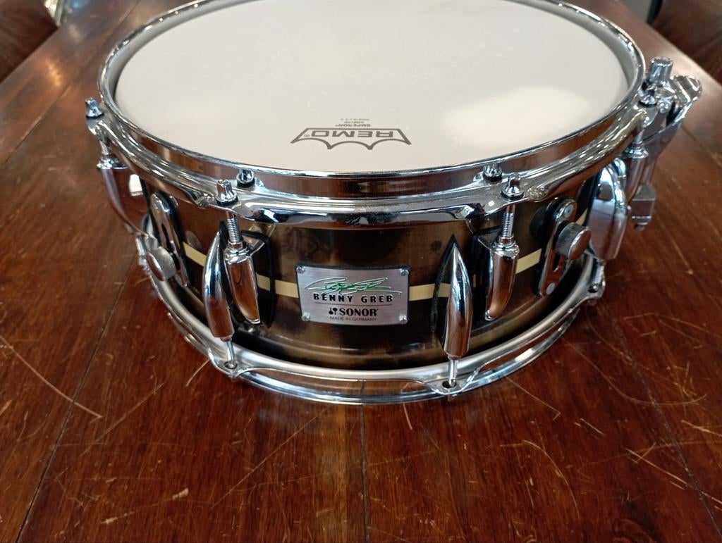 Sonor Benny Greb Signature Snaardrum, Ophalen, Zo goed als nieuw, Sonor