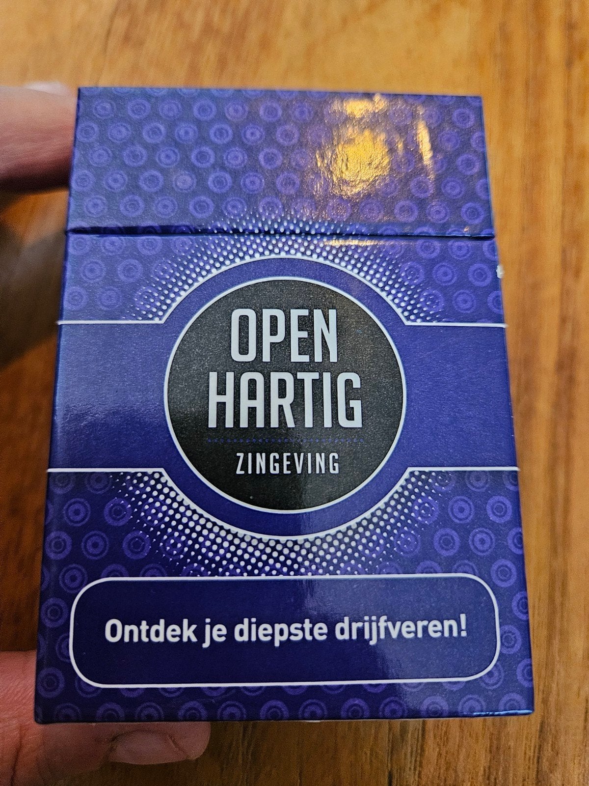 Open Hartig Zingevingskaarten - Ontdek je diepste drijfveren, Een of twee spelers, Ophalen of Verzenden, Zo goed als nieuw, Open Hartig