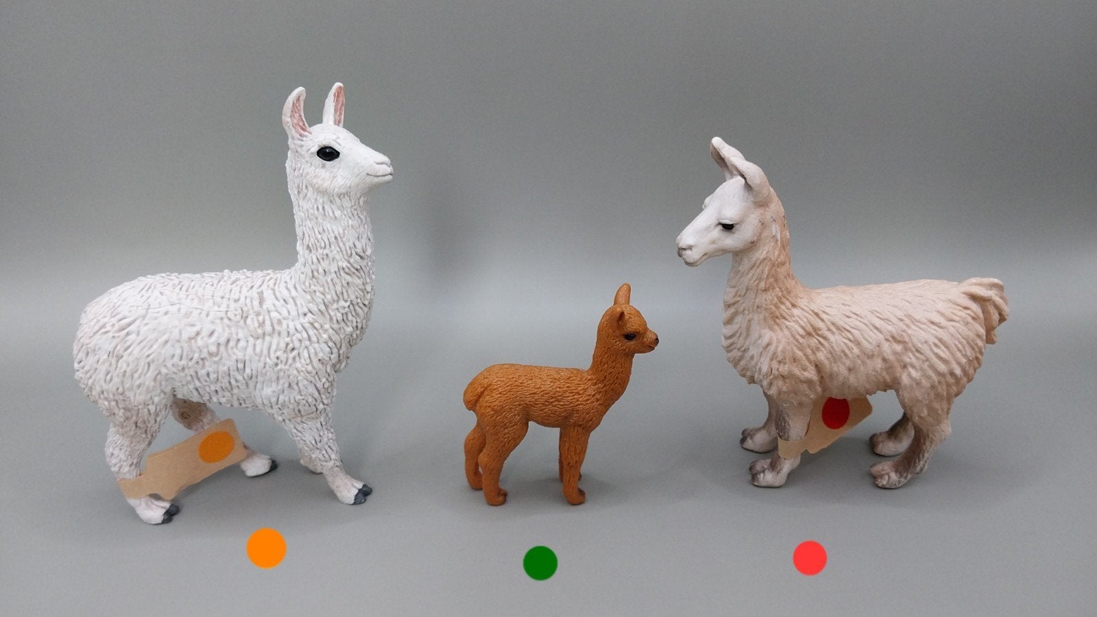 schleich ezels, alpaca en lama, Ophalen of Verzenden, Gebruikt, Boerderijdier, Beeldje of Figuurtje