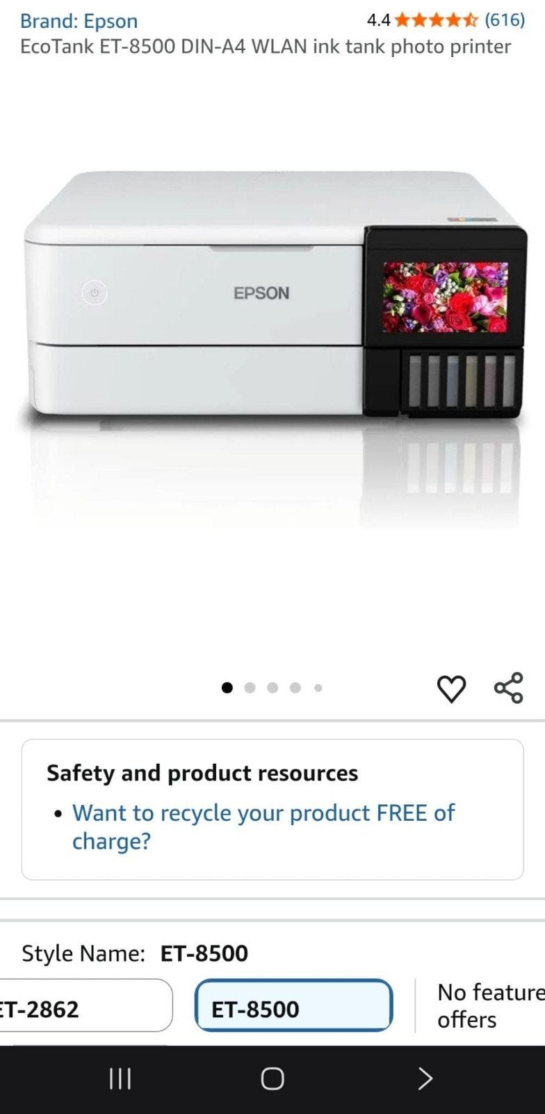 Epson EcoTank ET-8500 A4 WiFi fotoprinter
VEVOR 5-in-1, Hobby en Vrije tijd, Knutselen, Ophalen of Verzenden, Nieuw