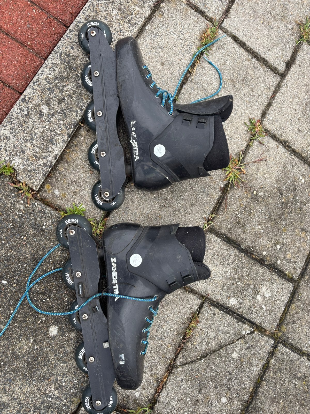 Skeelers Zandstra met Viking wieltjes - Maat 45, Sport en Fitness, Skeelers, Ophalen, Gebruikt, Inline skates 5 wielen, Overige merken