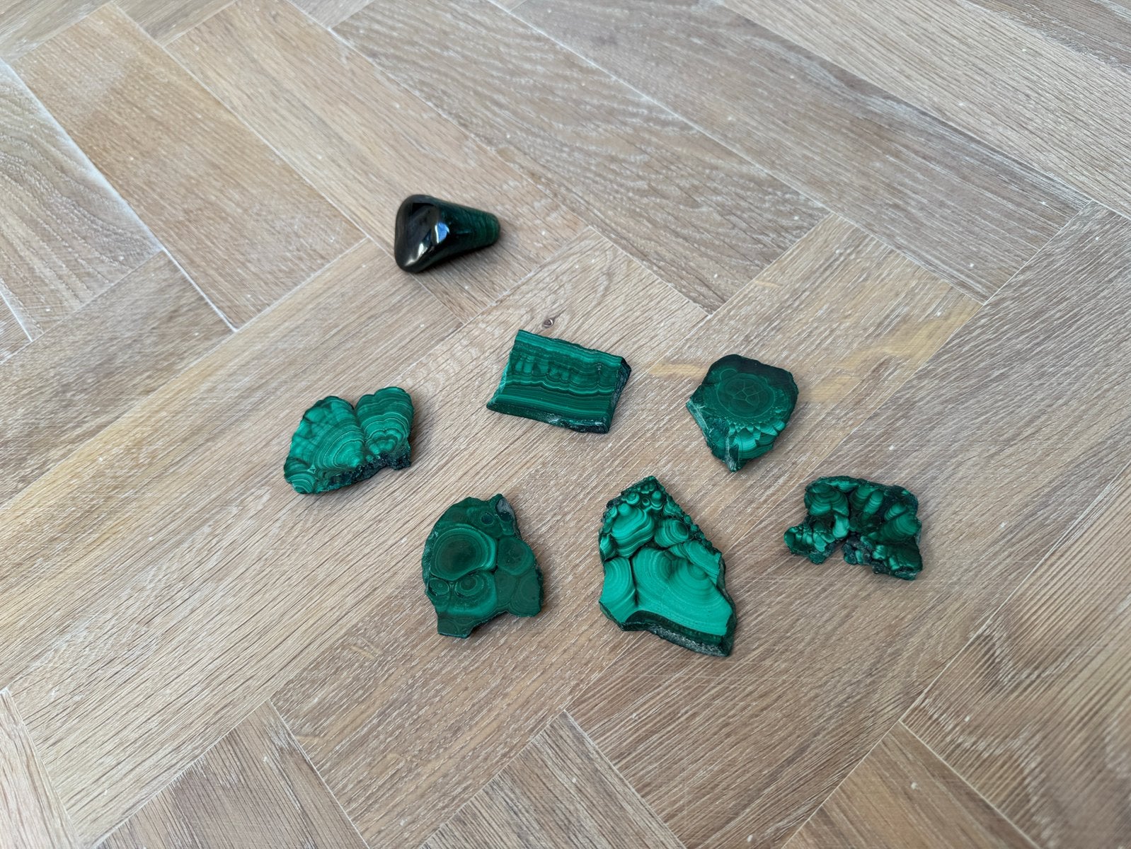 Malagiet verschillende stukjes edelstenen, Ophalen, Nieuw
