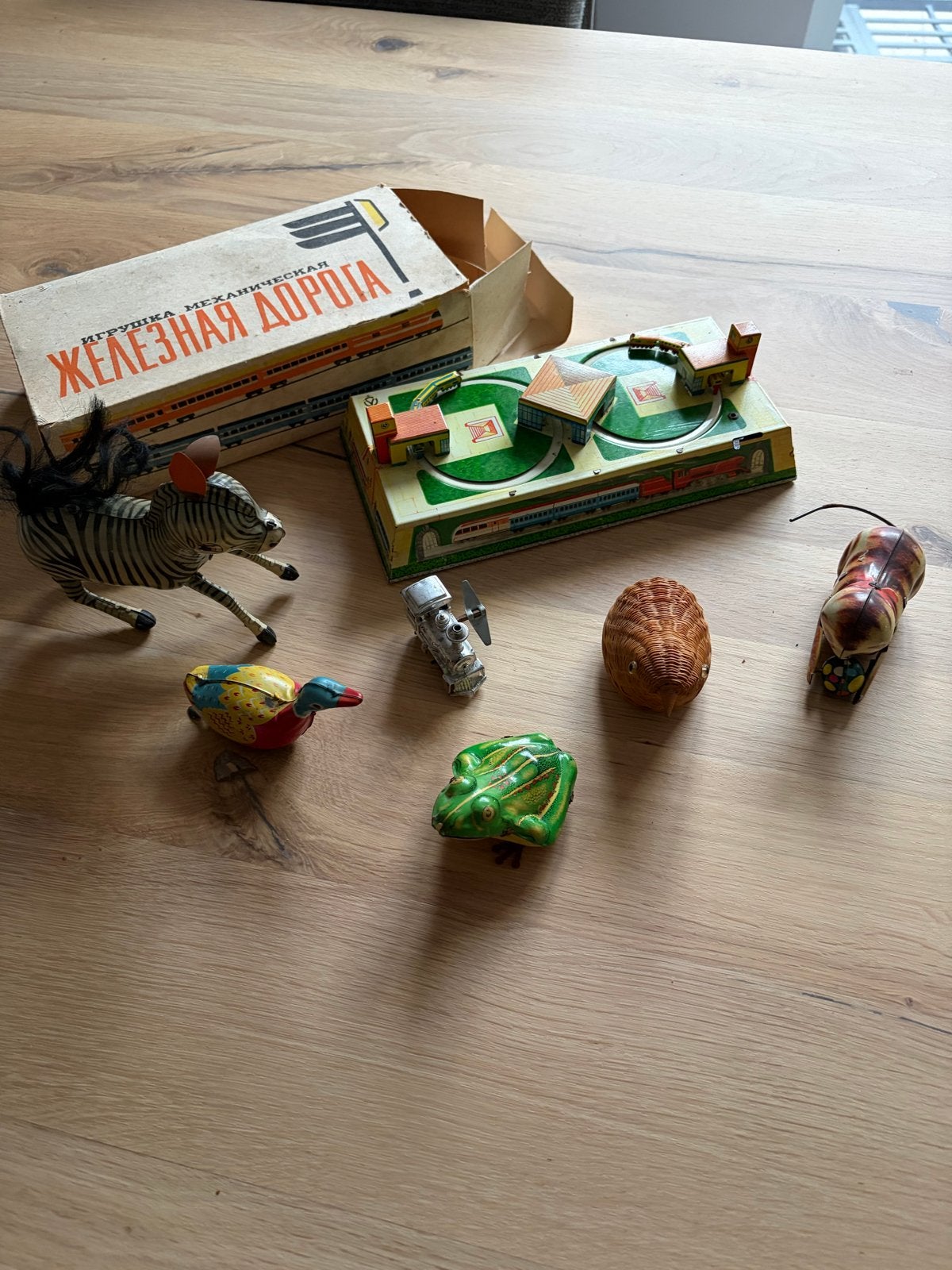 Vintage blikken opwind Speelgoed, Ophalen of Verzenden, Gebruikt