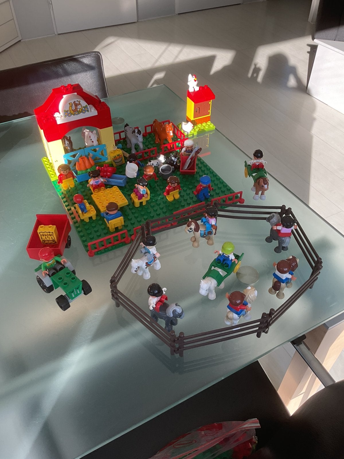 Lego Duplo pony camp, Ophalen of Verzenden, Zo goed als nieuw, Duplo