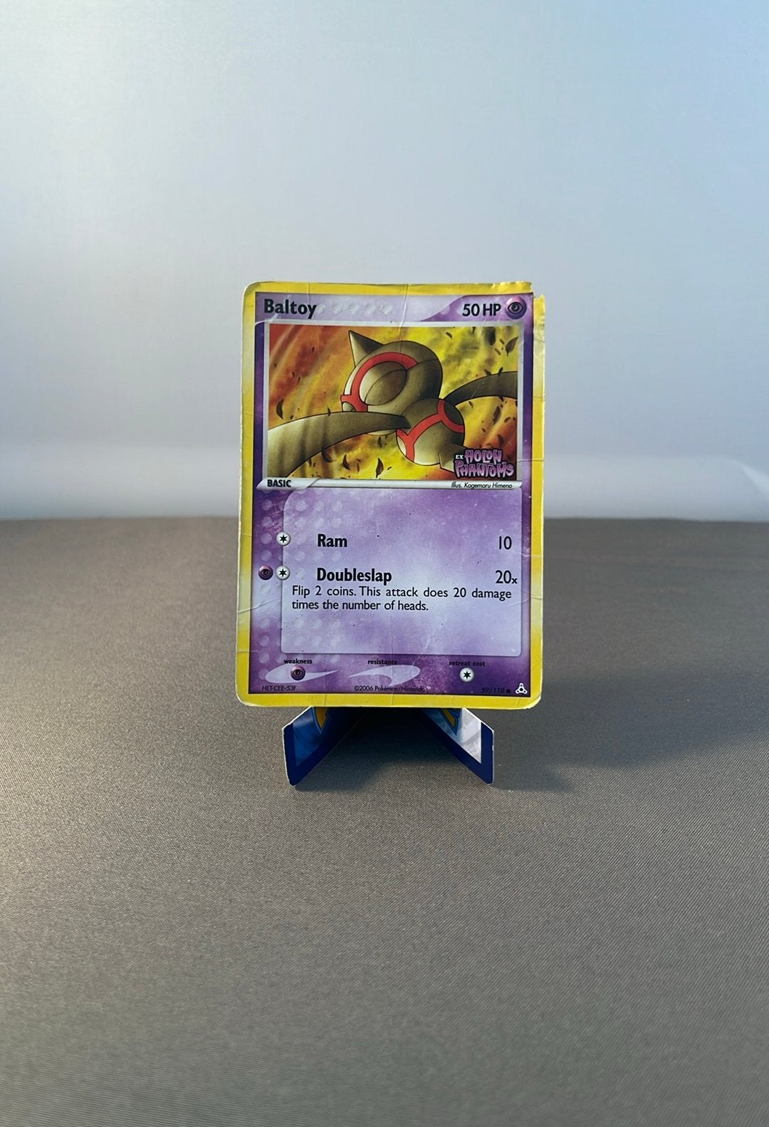 Baltoy (HP 59) EX Holon Phantoms (stamped holo), Ophalen of Verzenden, Gebruikt, Losse kaart