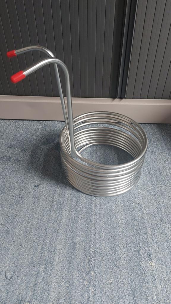 Bierkoeler Spiraal RVS dia 23cm, Ophalen, Gebruikt