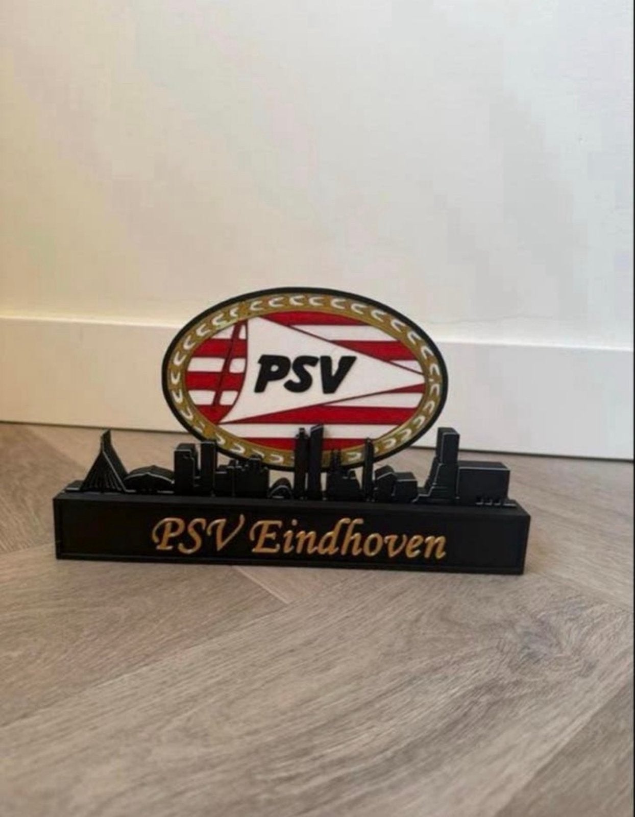 PSV Eindhoven Skyline - UNIEK, Zwart, Nieuw, Kunststof, Ophalen of Verzenden