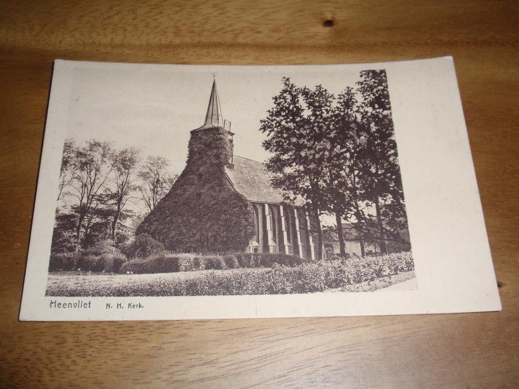 Heenvliet NH Kerk, Verzamelen, Ansichtkaarten | Nederland, Verzenden, 1920 tot 1940, Gelopen, Zuid-Holland