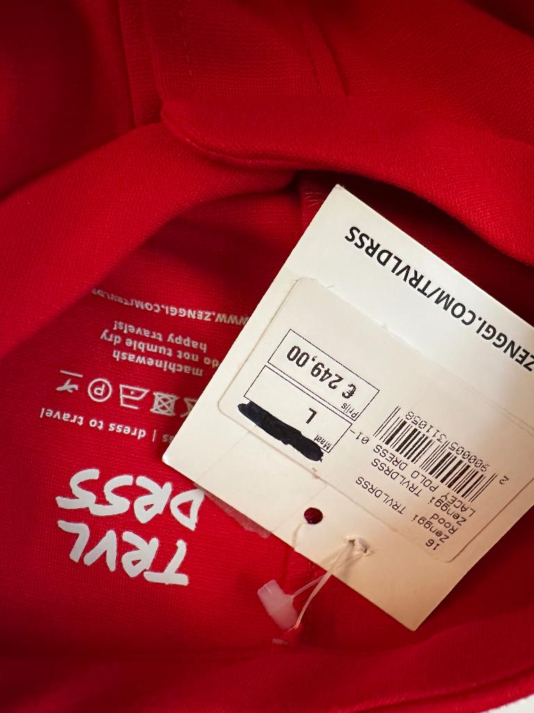 Zenggi jurk NIEUW L, Verzenden, Nieuw, Rood, Onder de knie