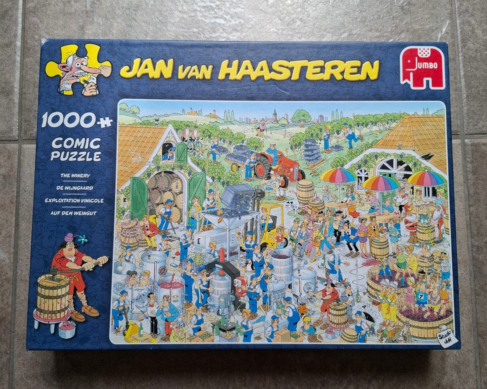 Jvh puzzel compleet . Winery, Ophalen, 500 t/m 1500 stukjes, Zo goed als nieuw