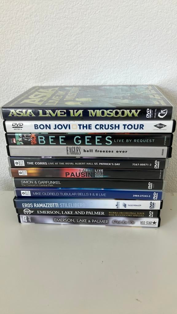 11 muziek dvd’s, Alle leeftijden, Ophalen of Verzenden, Gebruikt, Muziek en Concerten