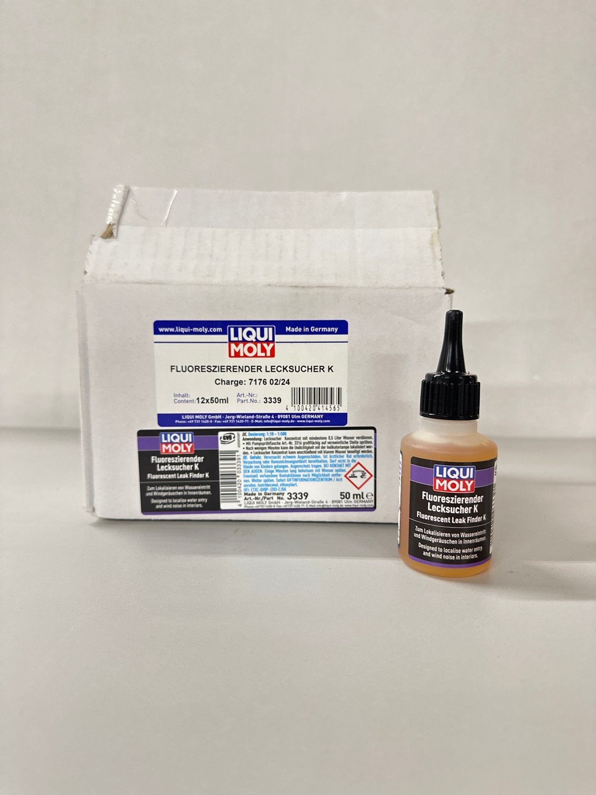 12x 50ml Liqui Moly Fluoreszierender Lecksucher K, Verzenden