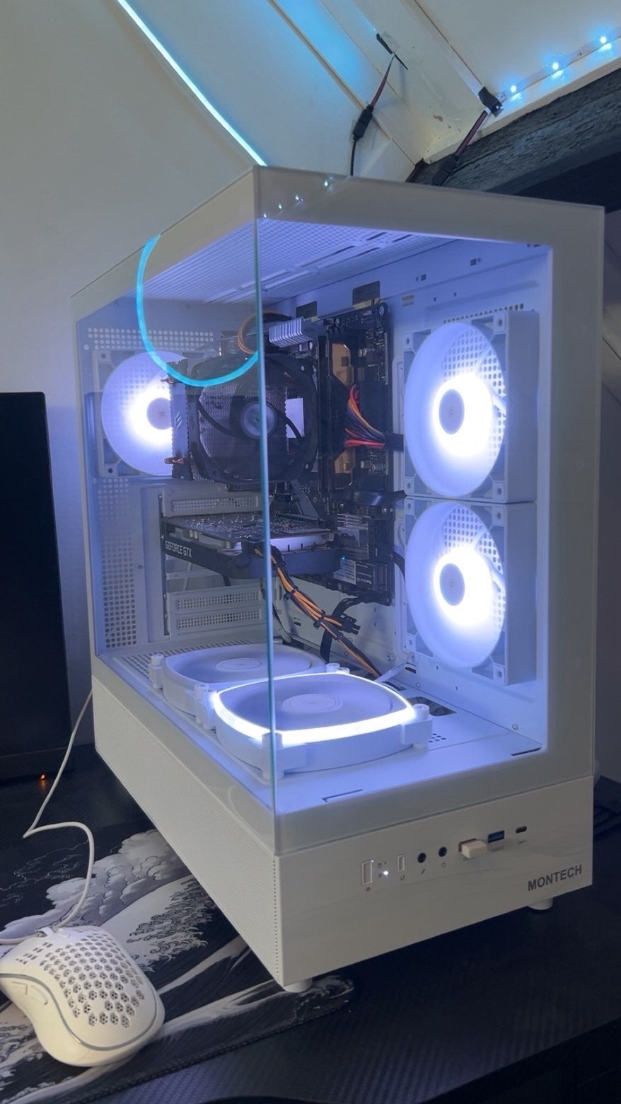 Gaming PC: Ryzen 5 5500, GTX 1660 Ti, 8GB RAM, Ophalen, Gebruikt, 8 GB, Gaming