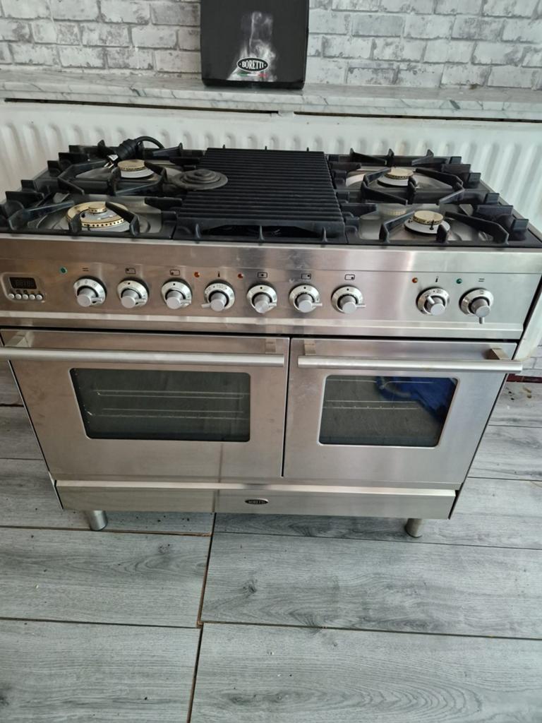 Boretti gasfornuis, Gebruikt, 60 cm of meer, Ophalen of Verzenden, Gas