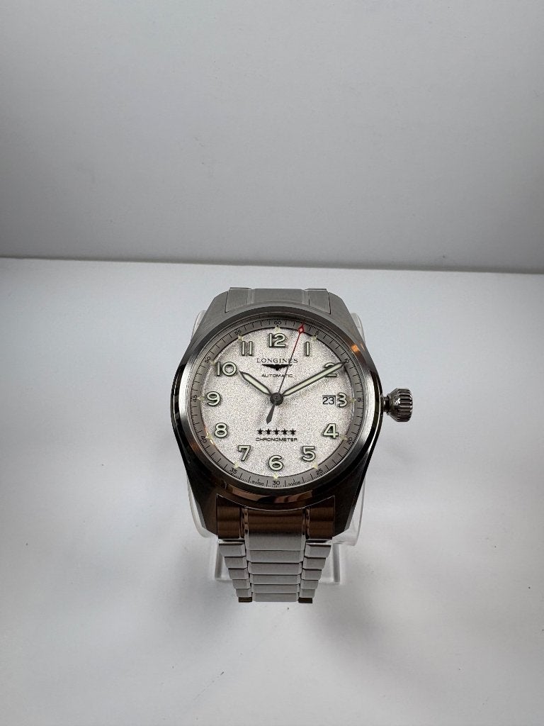 Longines Spirit Chronometer automaat met doos, Overige merken, Staal, Gebruikt, Staal