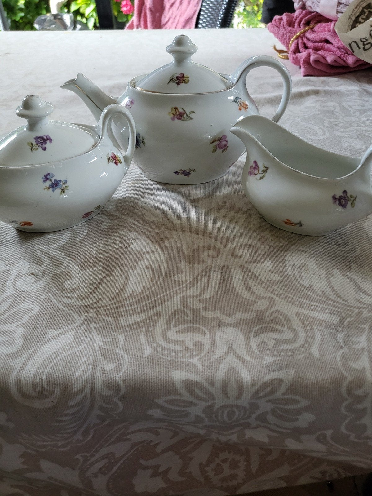 porseleinen setje vintage, Ophalen of Verzenden