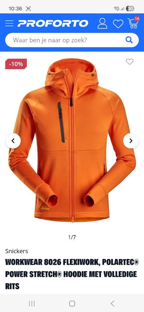 Snickers Workwear nieuw /jas / vest, Ophalen of Verzenden, Nieuw