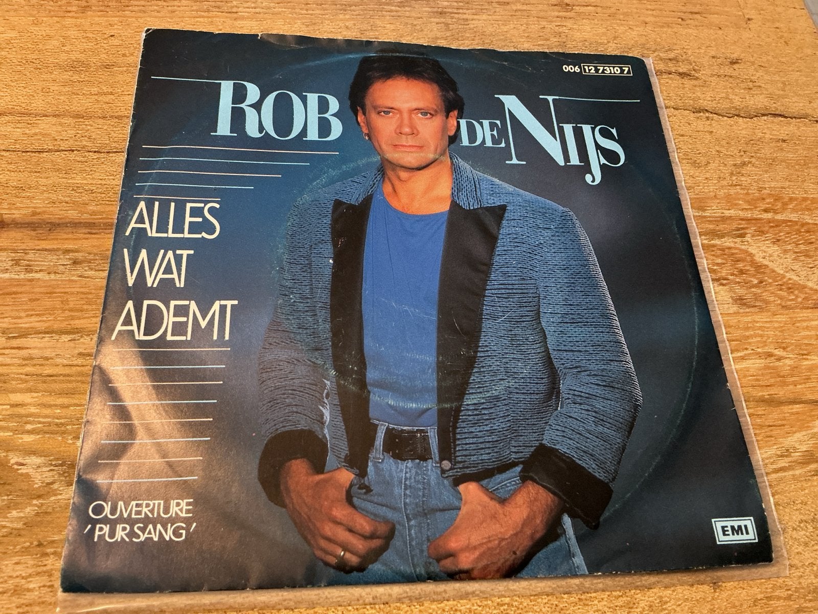 Rob de Nijs - Alles Wat Ademt (Vinyl Single), Cd's en Dvd's, Vinyl Singles, Gebruikt, Fotohoes, 7 inch, Ophalen of Verzenden