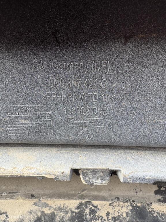 Achterbumper origineel LB9A  VW Tiguan ('07-'19) 5N0807421G, Gebruikt, Volkswagen, Ophalen of Verzenden, Achter