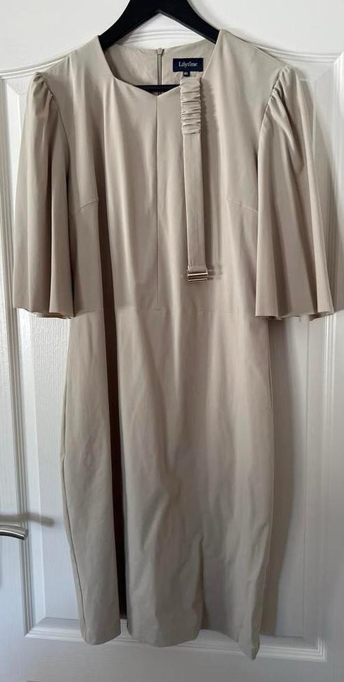 Lilytime jurk maat 40, Kleding | Dames, Maat 38/40 (M), Beige, Ophalen of Verzenden, Zo goed als nieuw