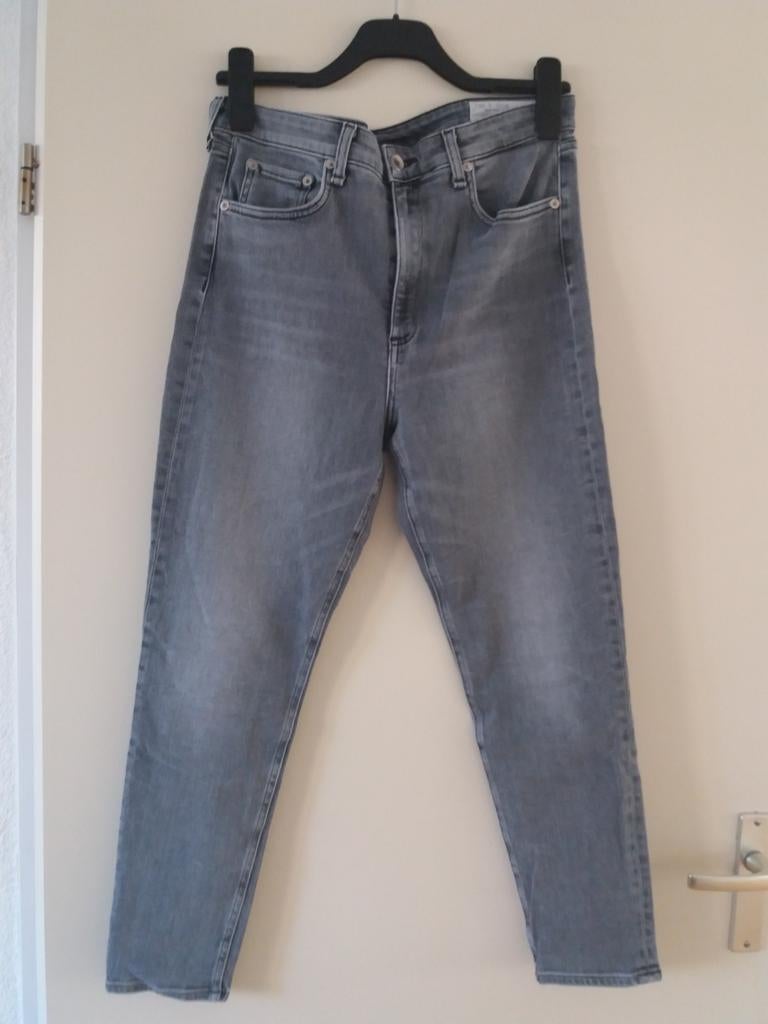 Zgan amper gedragen grijze jeans Rag&Bone New York mt 31, Ophalen of Verzenden, Zo goed als nieuw, Grijs, W30 - W32 (confectie 38/40)