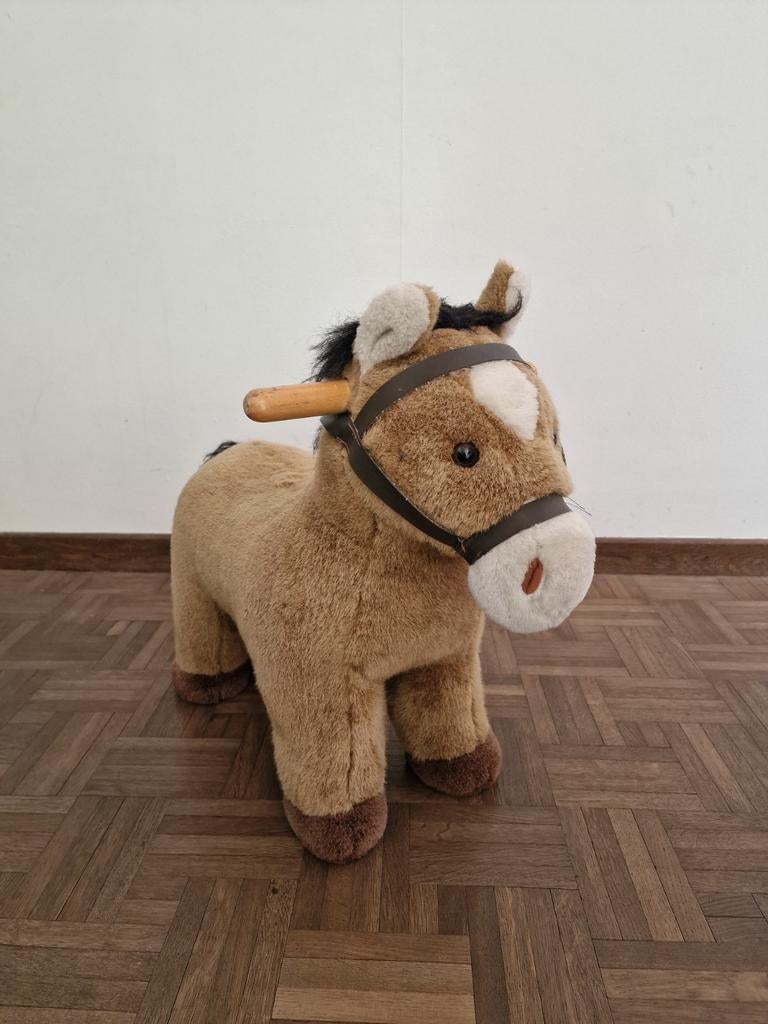 Leuke knuffel paard/ezel om op te zitten, Ophalen, Paard, Gebruikt, Middelgroot (20 tot 80 cm)