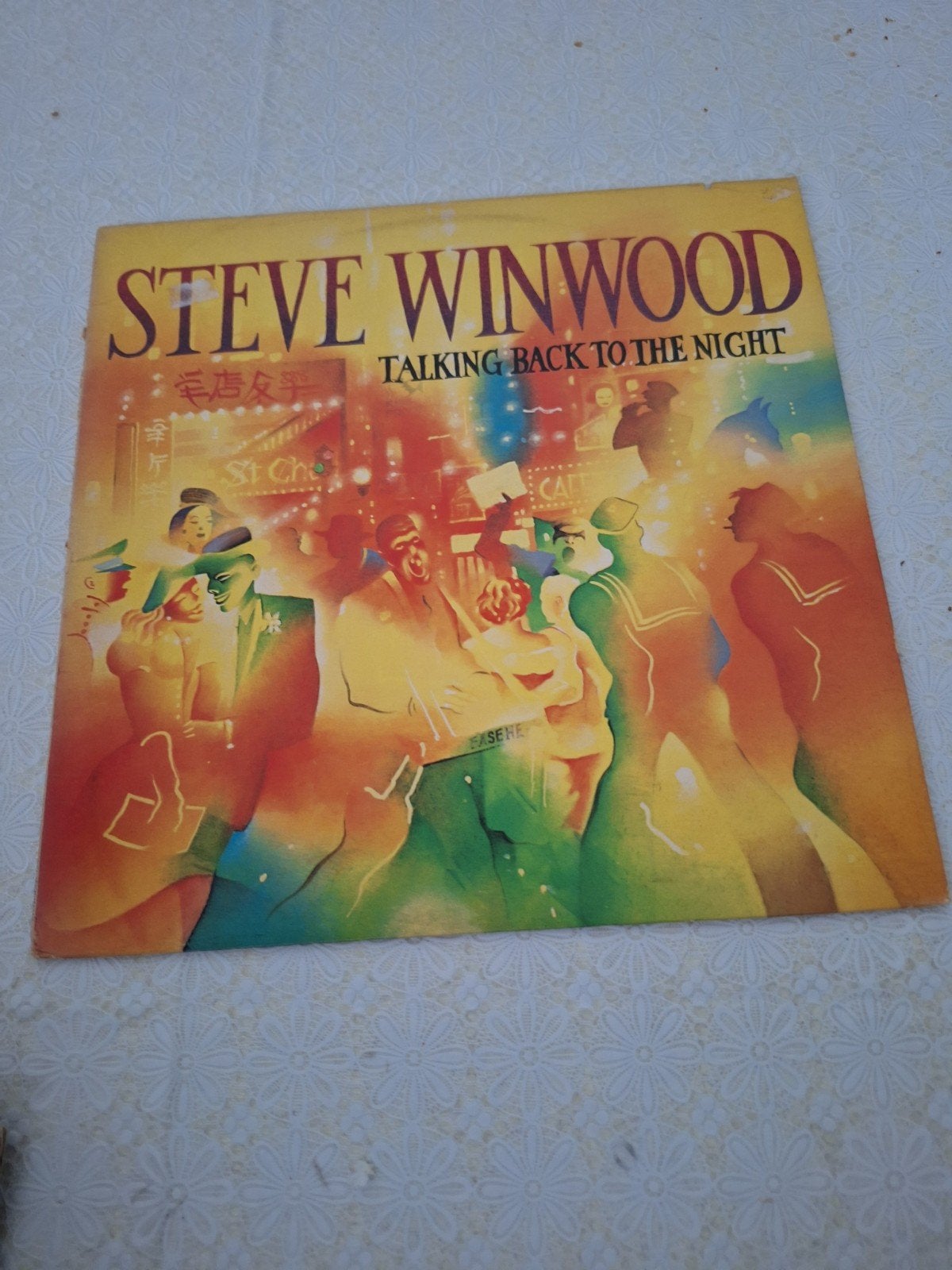 Steve Winwood - Talking Back To The Night LP, LP, Gebruikt, Pop, Ophalen of Verzenden