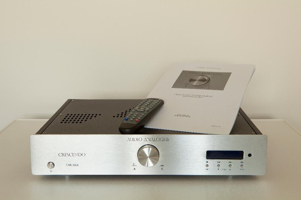 HIGH-END TUNER -AUDIO ANALOGUE CRESCENDO-TUNER/USBDAC ZILVER, Ophalen of Verzenden, Zo goed als nieuw