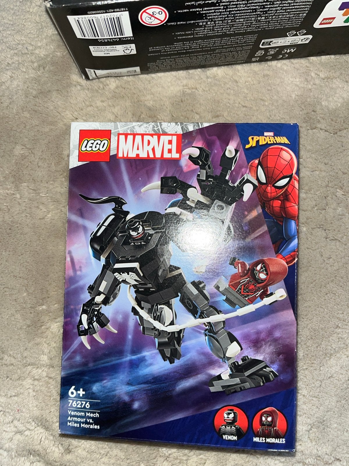 LEGO Marvel Spider-Man Venom Mech Armour vs. Miles Morales, Ophalen, Marvel, Lego, Zo goed als nieuw