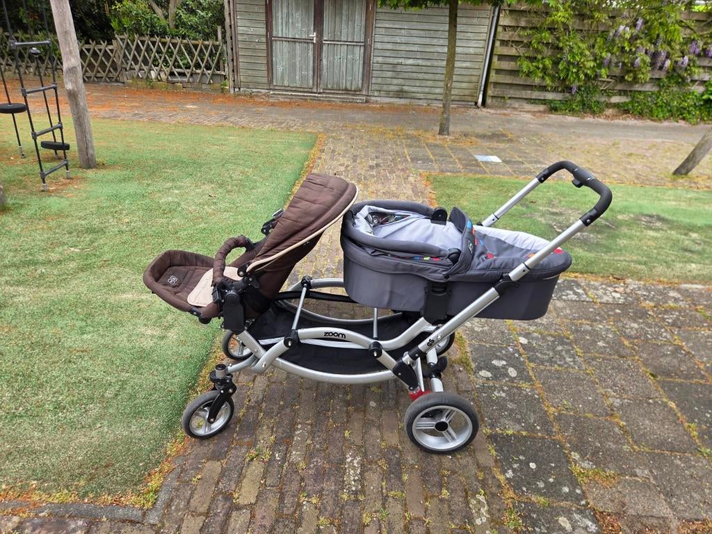 ABC Design Zoom Duowagen - Geschikt voor baby en peuter, Gebruikt, Duowagen, Ophalen, Kinderwagen