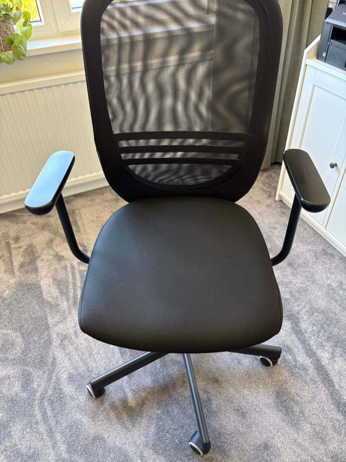 Ikea Flintan bureaustoel - Zwart, Ophalen, Gebruikt, Zwart, Bureaustoel