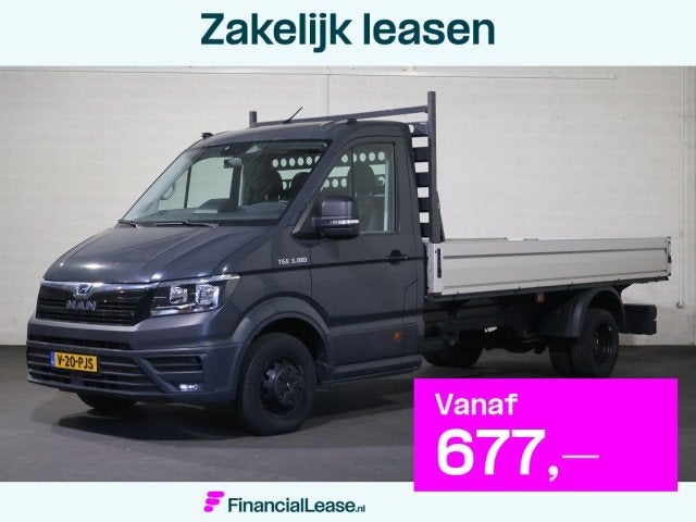 MAN TGE 5.180 Automaat Dubbel Lucht Open Laadbak Trekhaak, Automaat, Gebruikt, 4 cilinders, MAN