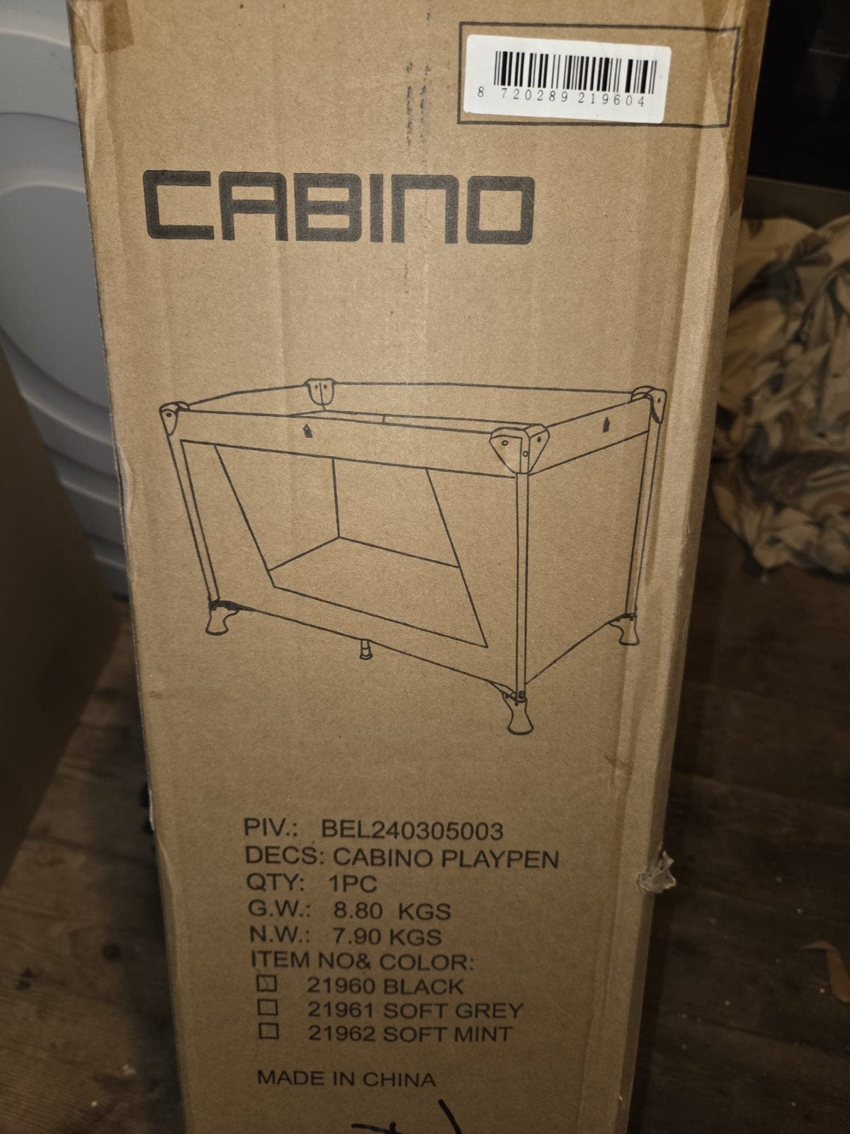 Cabino Box Zwart - Nieuw in Doos, Kinderen en Baby's, Ophalen of Verzenden