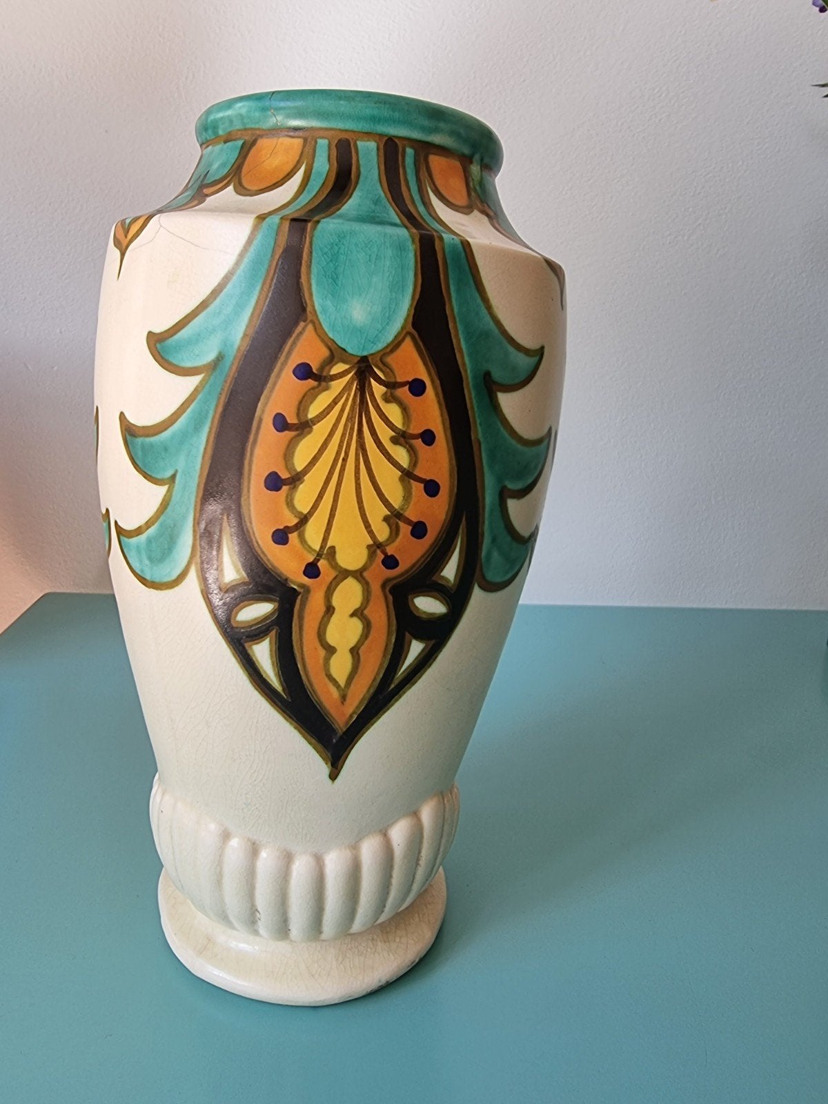 Vintage Art Deco Vaas, Ophalen of Verzenden