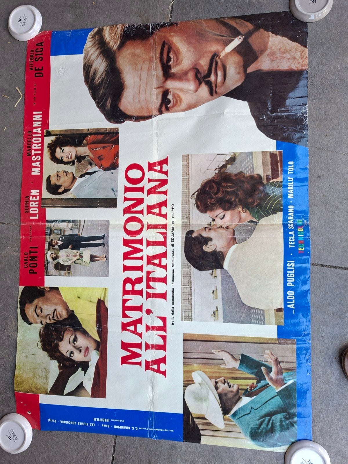 Filmposter Matrimonio All Italiana, Alle leeftijden, Ophalen, Gebruikt