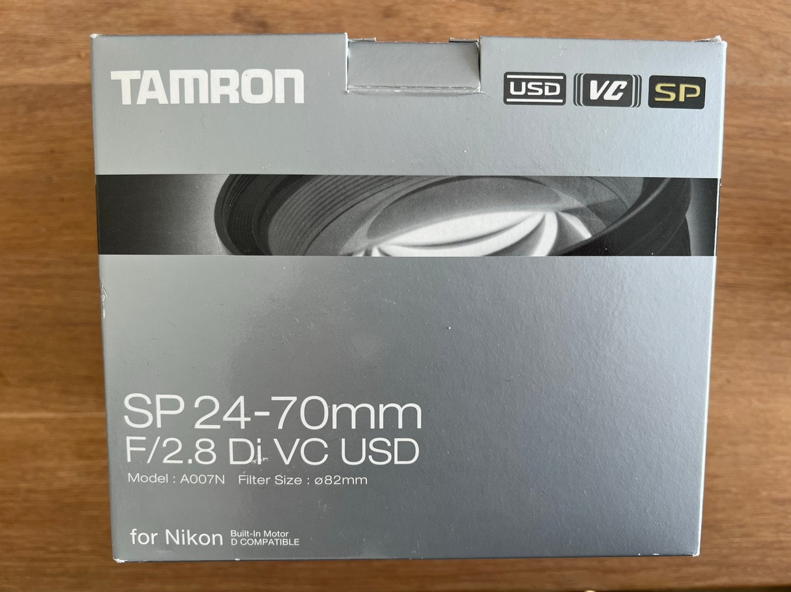 Tamron SP 24-70mm f/2.8 Di VC USD Nikon, Beeldstabilisatie, Gebruikt, Telelens, Ophalen of Verzenden