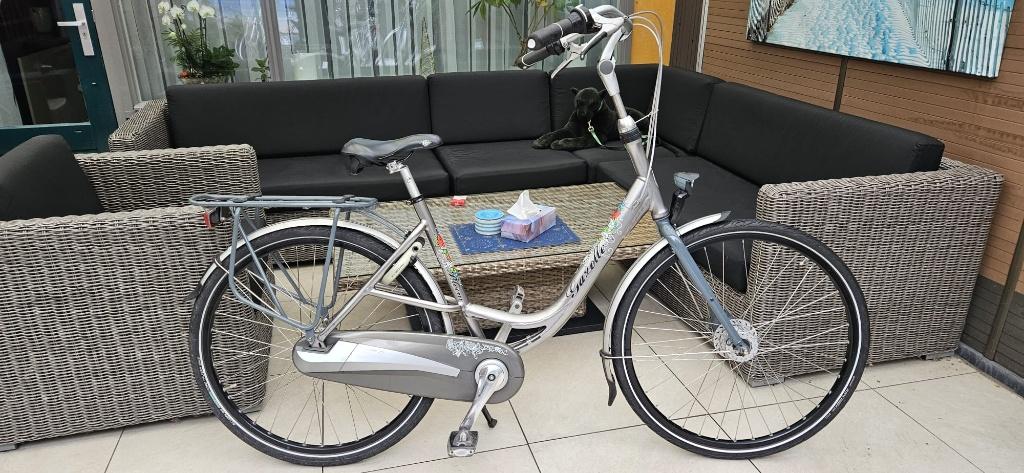 Gazelle Bloom Damesfiets, Ophalen, 53 tot 56 cm, Versnellingen, Zo goed als nieuw
