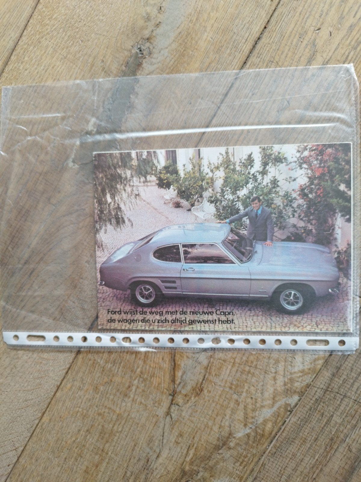 Ford Capri Brochure 1969 - Origineel, Ford, Ophalen of Verzenden, Zo goed als nieuw, Ford