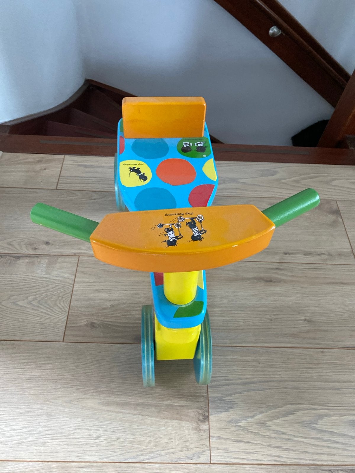 Degelijke Houten loopfiets Jip en Janneke weinig gebruikt !, Ophalen of Verzenden, Zo goed als nieuw, Loopfiets