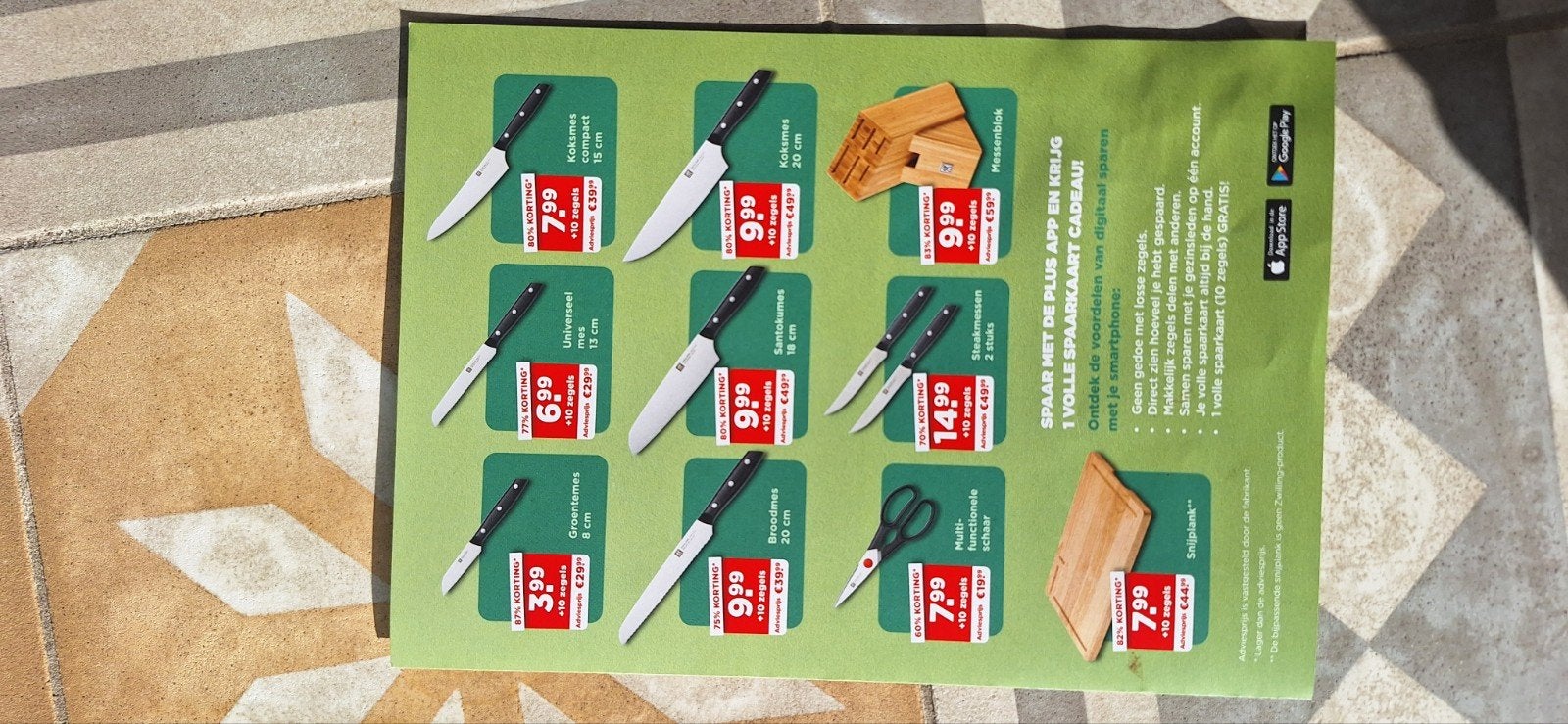 Zwilling messenset compleet (10 items), Huis en Inrichting, Keuken | Bestek, Ophalen, Nieuw, Rvs of Chroom