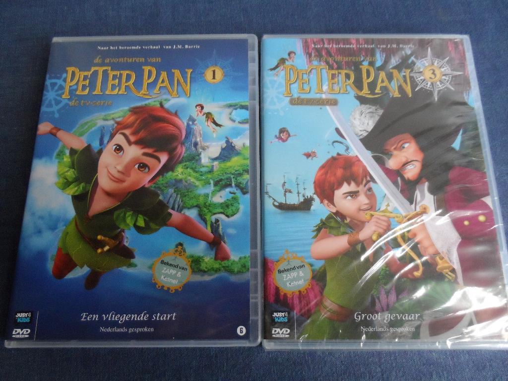 DVD's Peter Pan 2 X, Vanaf 6 jaar, Ophalen of Verzenden, Zo goed als nieuw, Avontuur