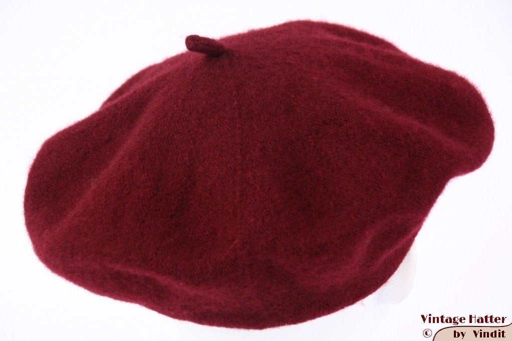 kleine Alpino Baret bordeaux rood geweven 52-56 NIEUW, 134 t/m 140, Meisje, Nieuw, Ophalen of Verzenden