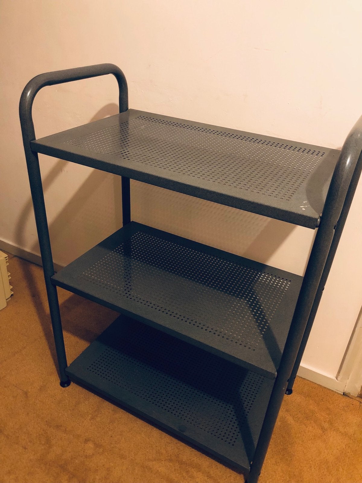Metalen rek met 3 planken - Grijs, Ophalen, Gebruikt