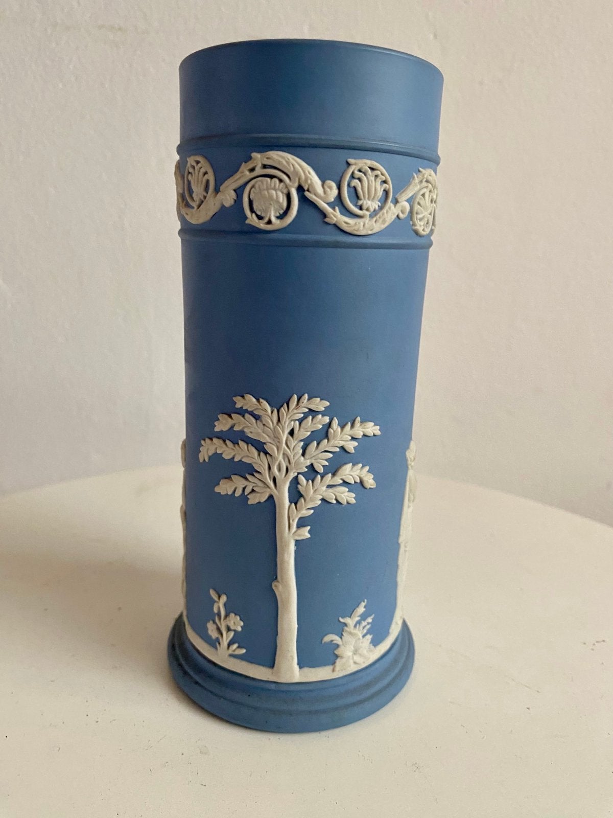 Wedgwood Jasperware Spill Vaas - Lavendel & Crème, Ophalen of Verzenden