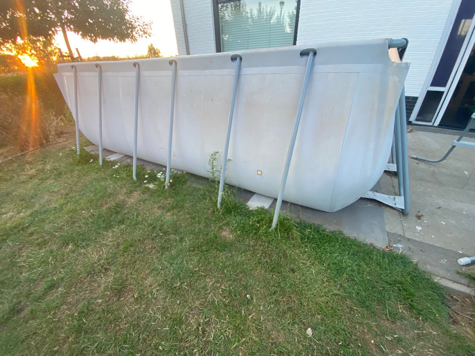 2x4 opzetbad GRATIS, Gebruikt, 200 tot 300 cm, Opzetzwembad, 200 tot 400 cm