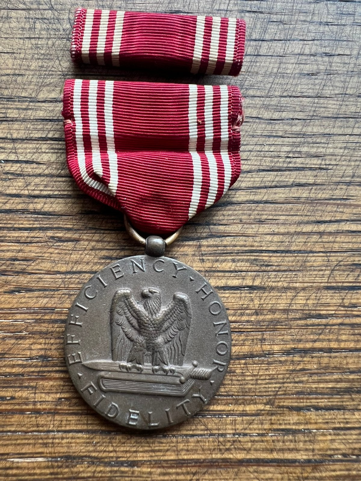 WO2 Amerikaans Good Conduct medal baton medaille top staat, Amerika, Verzenden, Lintje, Medaille of Wings