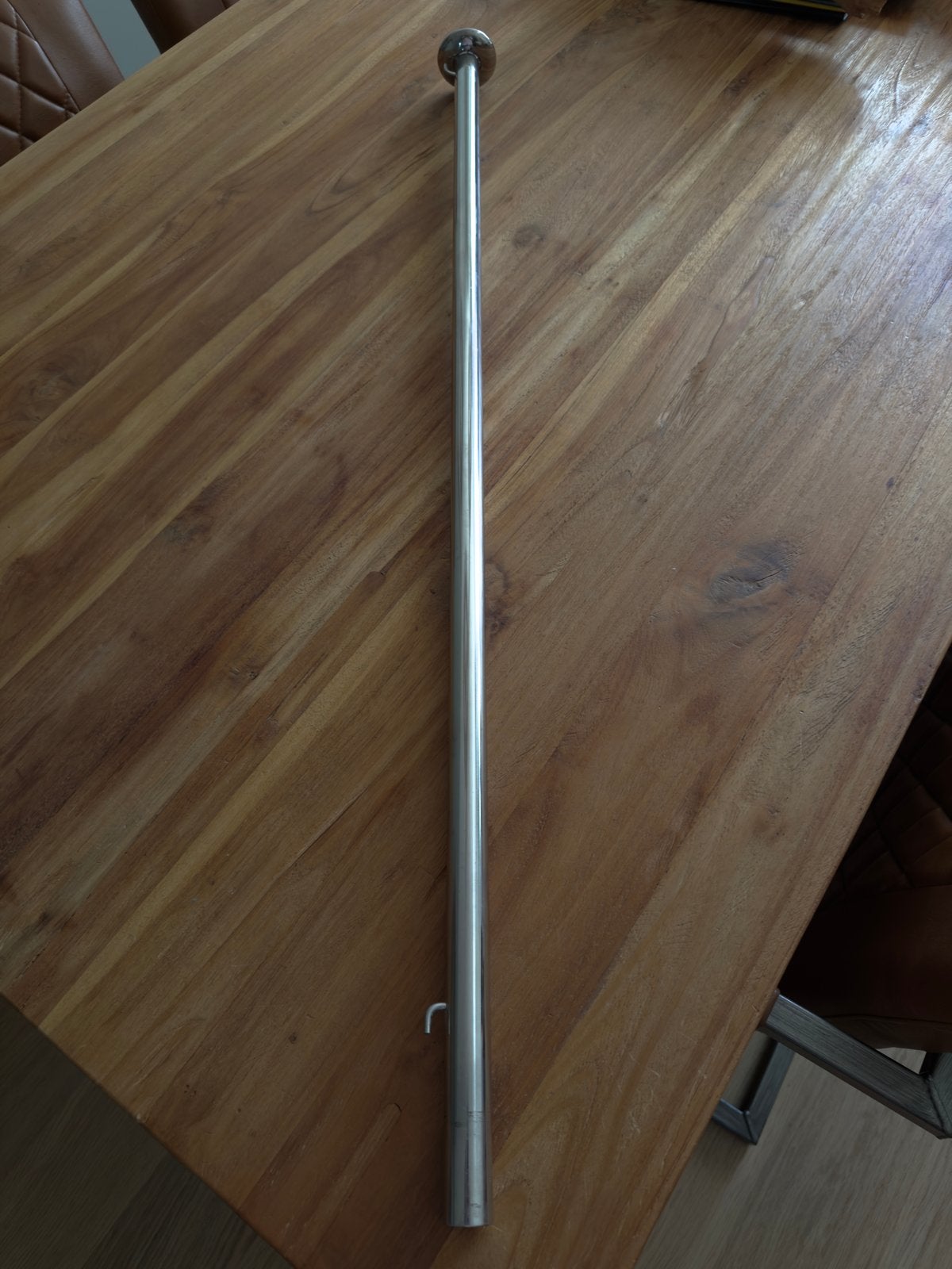 RVS Vlaggenmast voor boot/sloep - 100 cm, Ø 24 mm, Watersport en Boten, Ophalen, Zo goed als nieuw, Overige typen