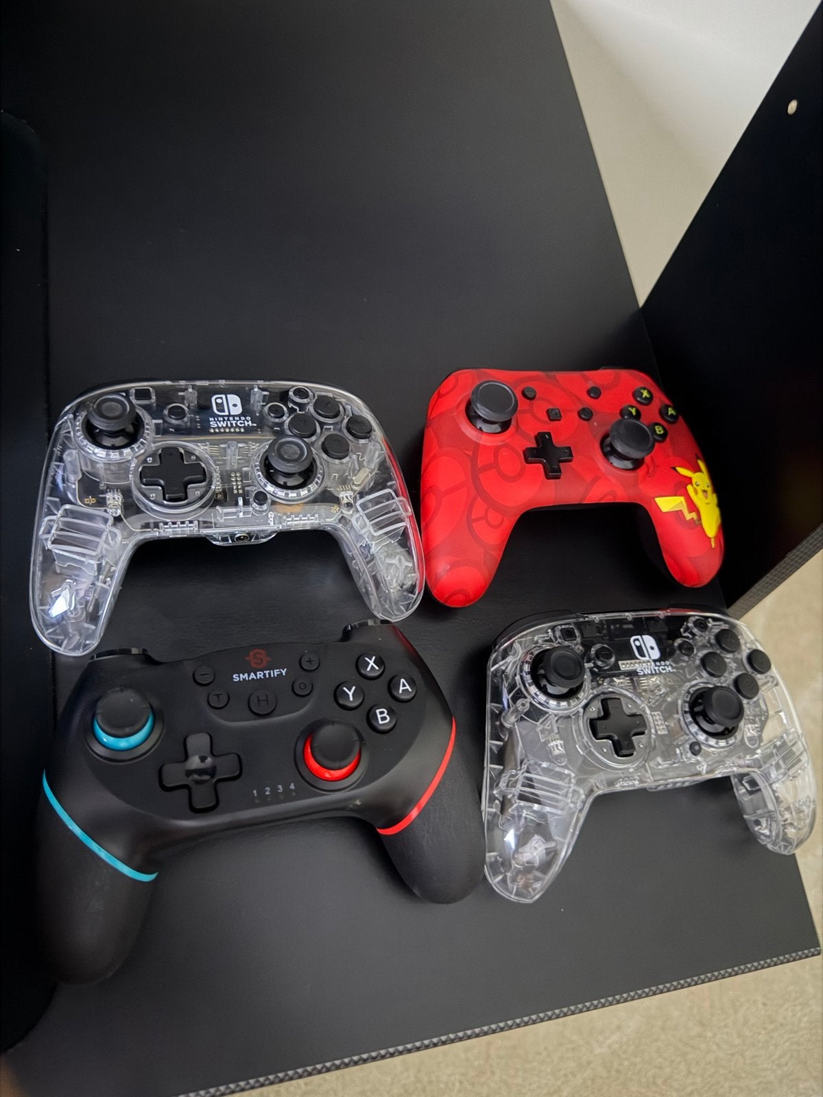 Nintendo Switch controllers - Set van 4, Spelcomputers en Games, Ophalen of Verzenden, Zo goed als nieuw, Met 3 controllers of meer