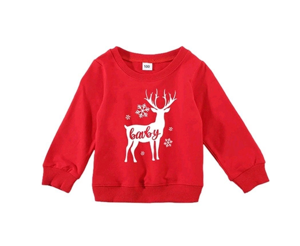 Nieuwe kersttrui maat 98 met rendierprint, Ophalen of Verzenden, Nieuw, Jongen of Meisje, Trui of Vest